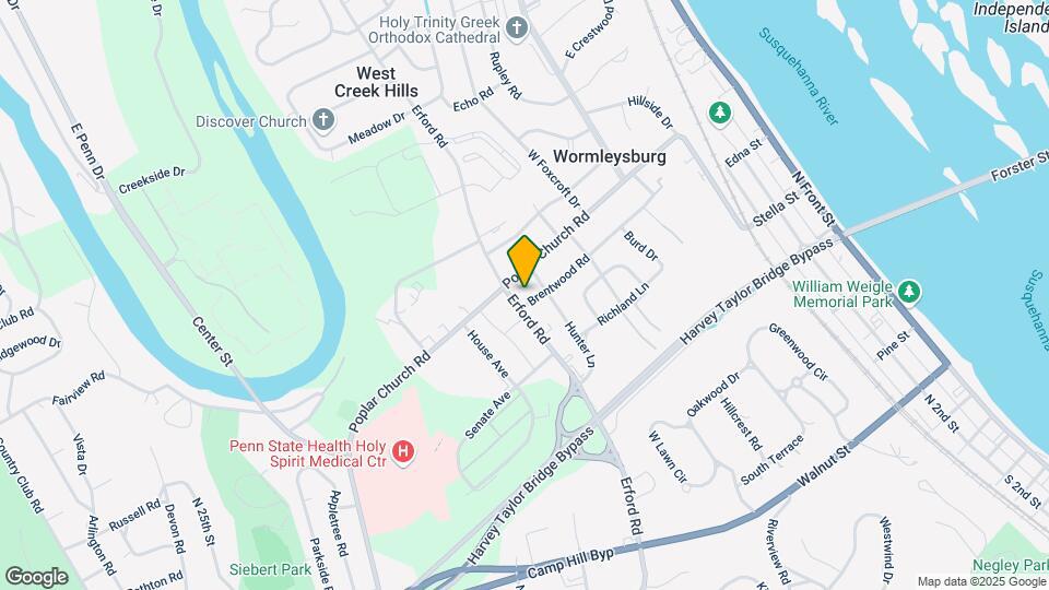 52 Erford Rd Map and Location Details