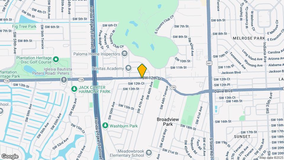 4764 SW 12th St Map and Location Details