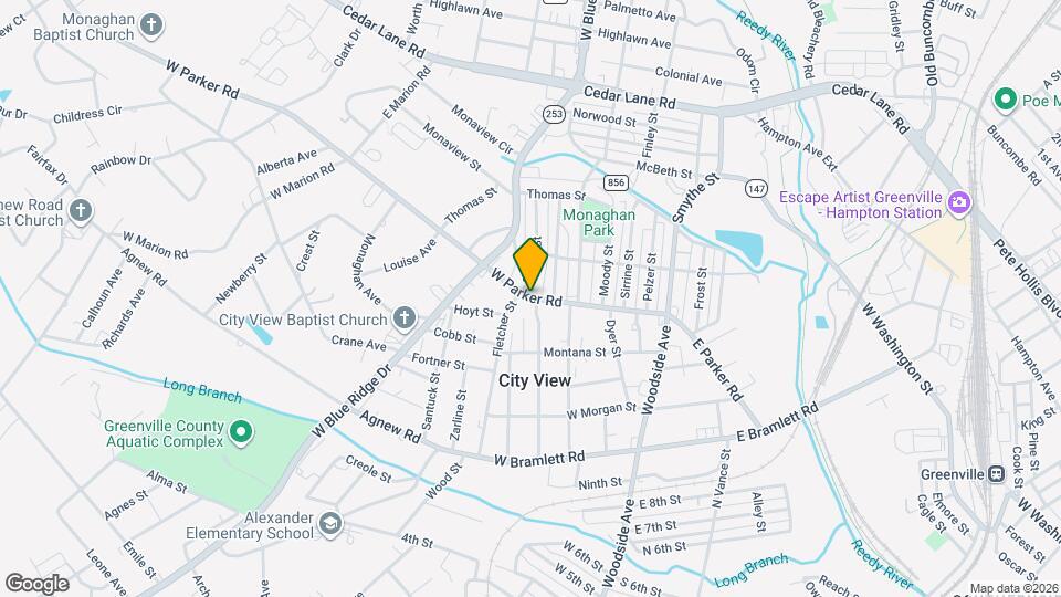 705 W Parker Rd Map and Location Details