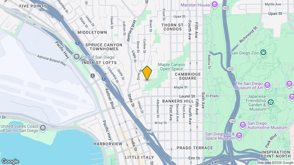 2641 Curlew St Map and Location Details