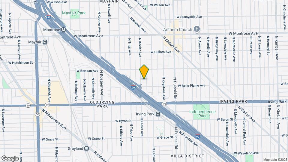 4113 N Keeler Ave, Unit 3 C Mapa y Detalles de la Ubicación