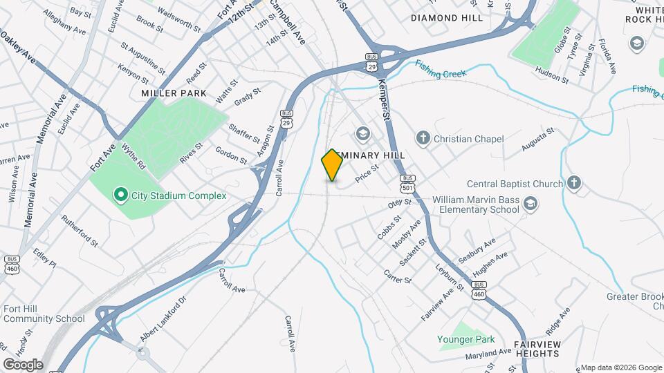 2245 Carter St Map and Location Details