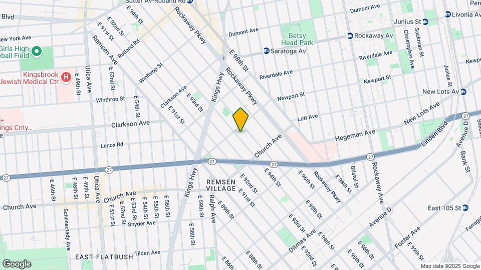 449 E 94th St Map and Location Details