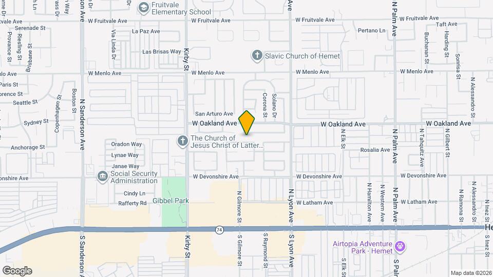 2054 Avenida Olivos Map and Location Details