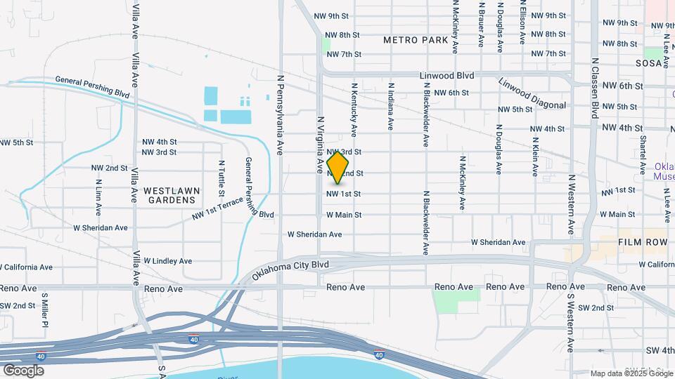 1721 NW 1st St Map and Location Details