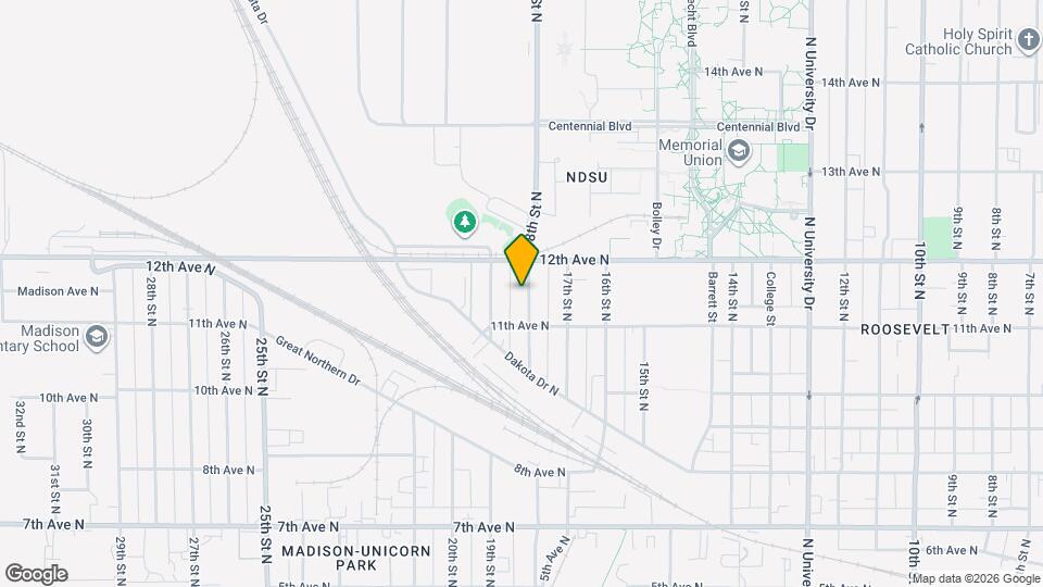 1122 18th St N Map and Location Details