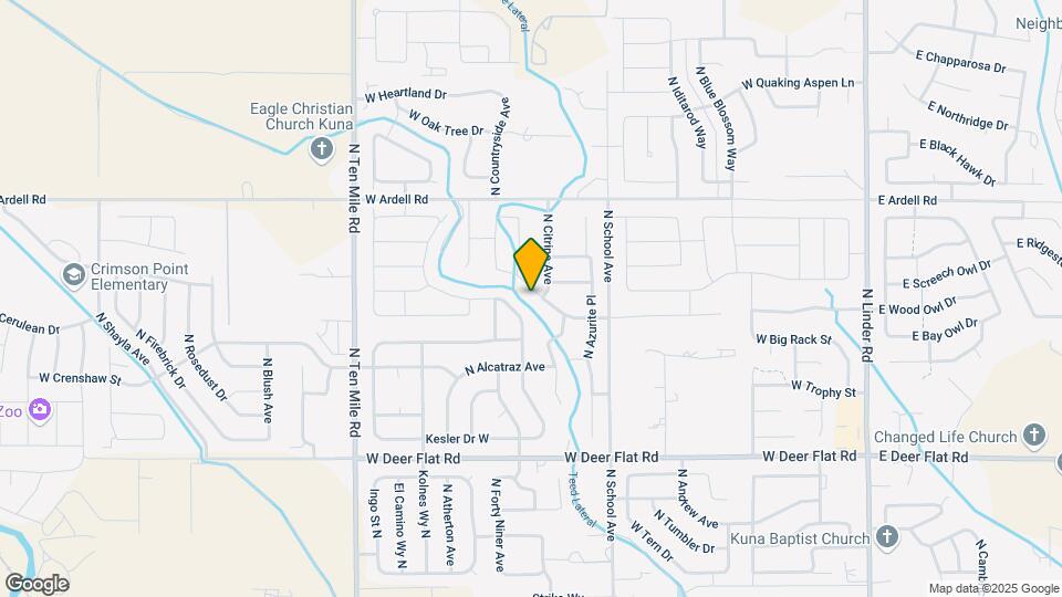 1143 W Tanzanite Dr Map and Location Details