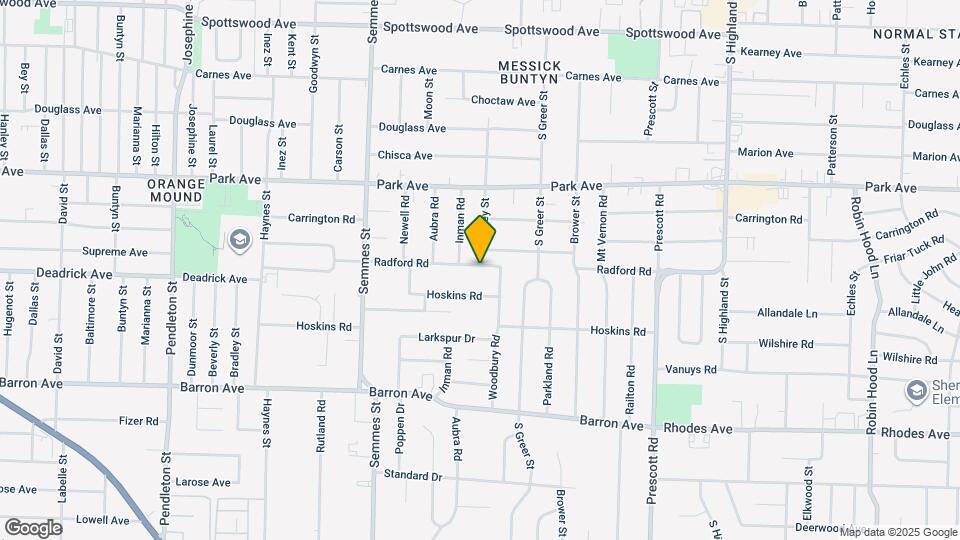 3181 Radford Rd Map and Location Details
