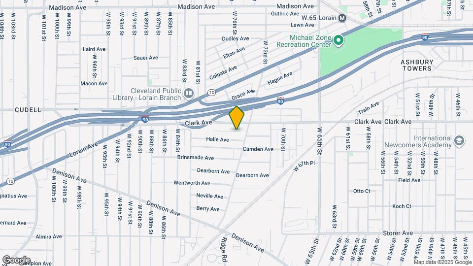 7404 Halle Ave Map and Location Details
