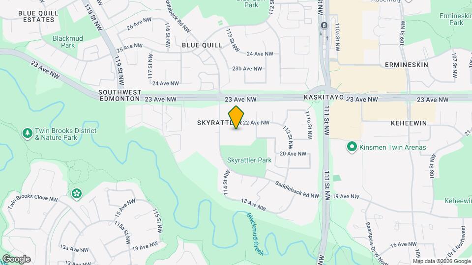 11443-11422 22 Ave NW Map and Location Details