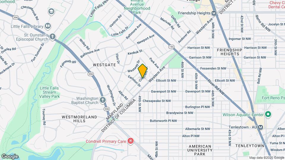 4851 Crescent St Map and Location Details