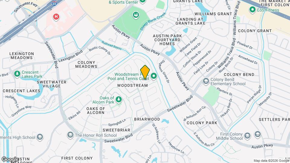 3322 Larkwood Ln Map and Location Details