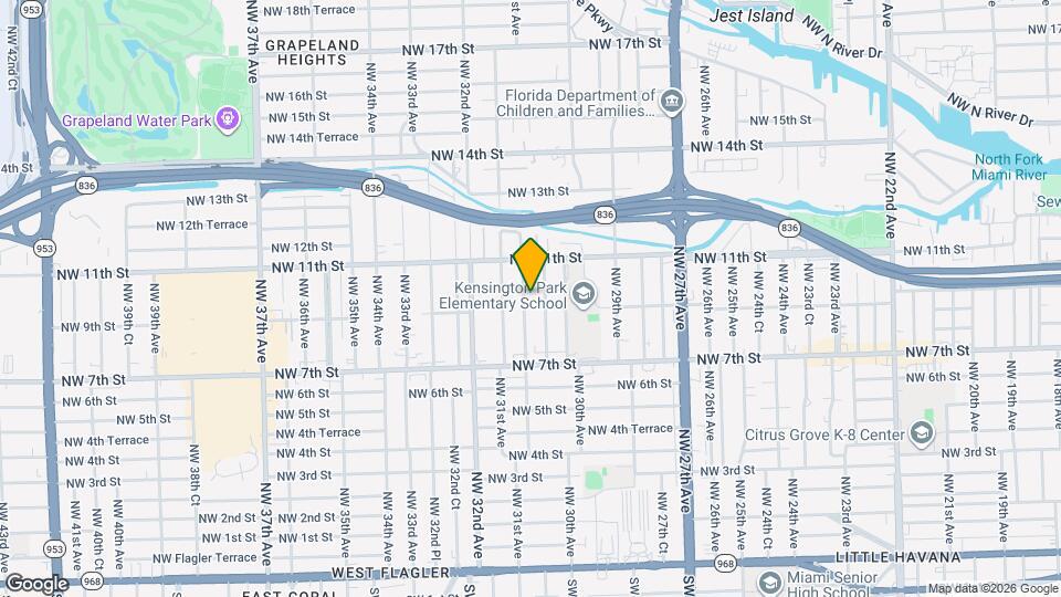 911 NW 30th Pl Mapa y Detalles de la Ubicación