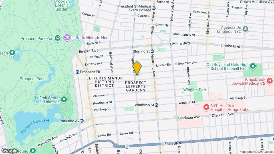 485 Rogers Ave Mapa y Detalles de la Ubicación