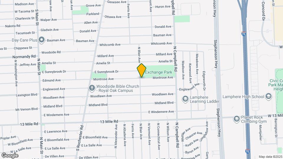 1204 Montrose Ave Map and Location Details