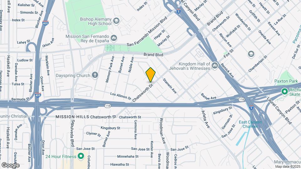 14859 Chatsworth Dr Map and Location Details