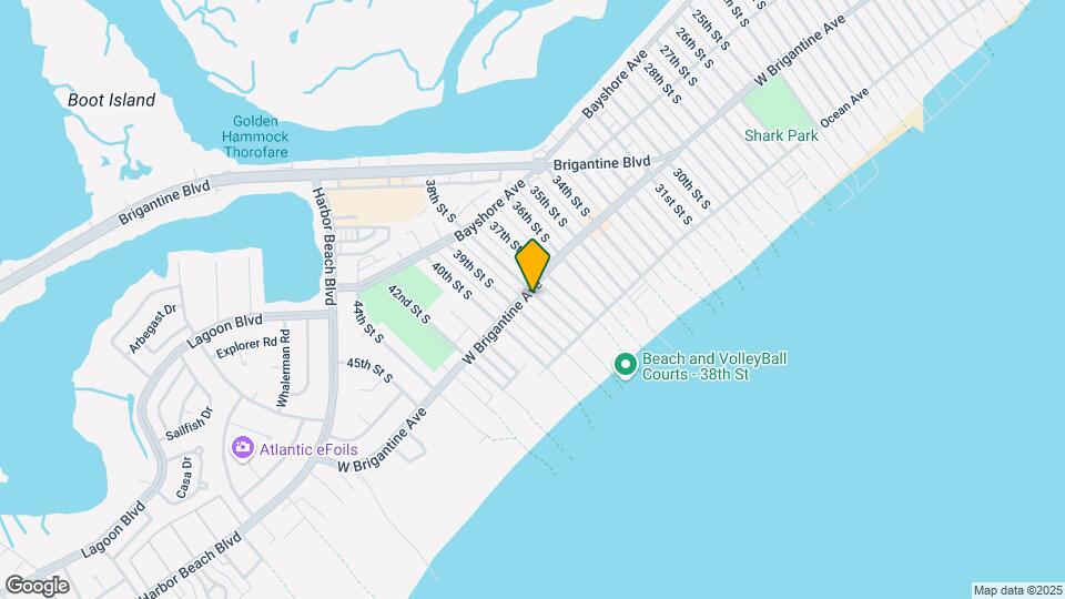 3800 W Brigantine Ave Mapa y Detalles de la Ubicación