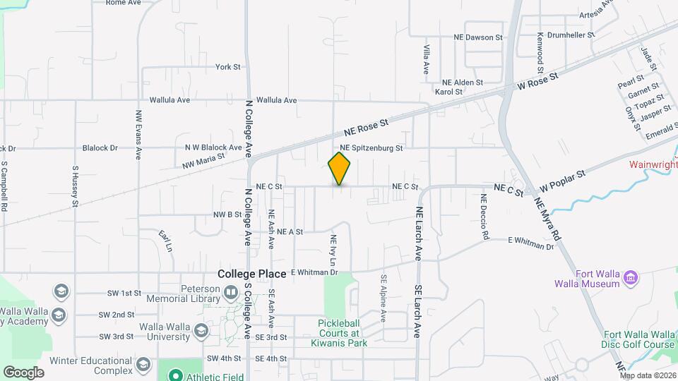 320 NE C St Map and Location Details