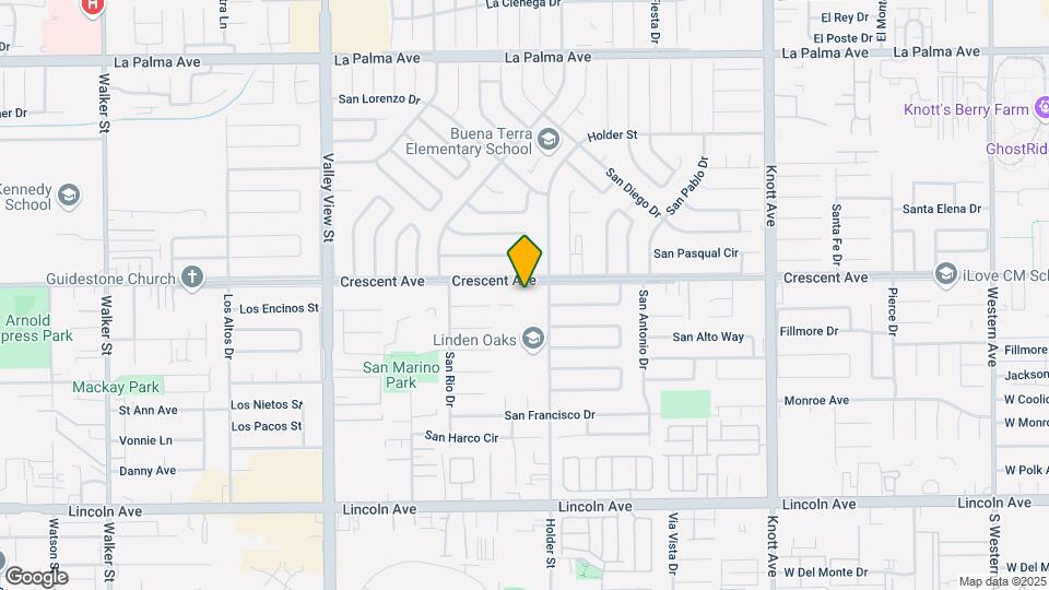 6430 Crescent Ave Mapa y Detalles de la Ubicación