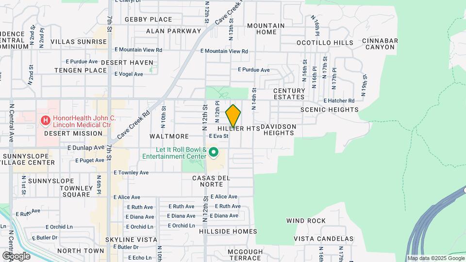 9107 N 13th St-Unit -2 Map and Location Details