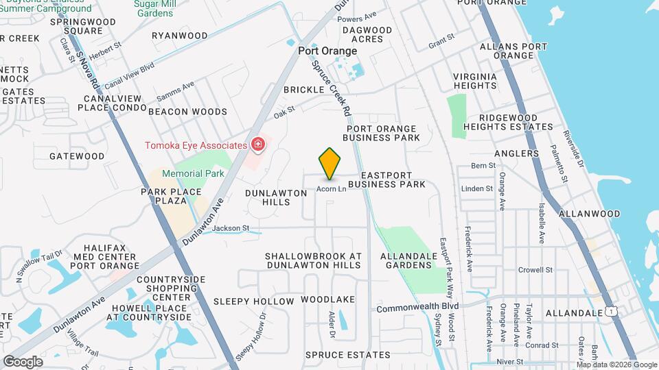 821 Acorn Ln Map and Location Details