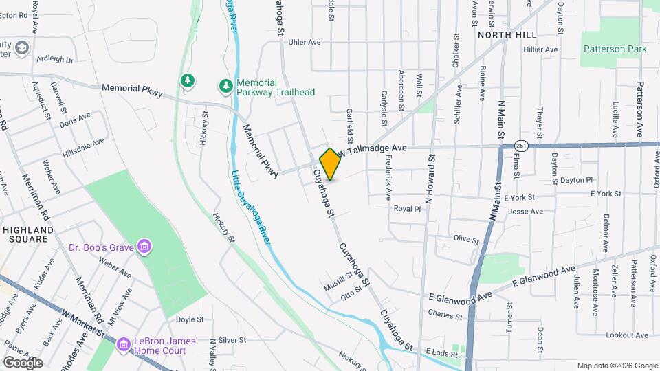 172 Vesper St Map and Location Details