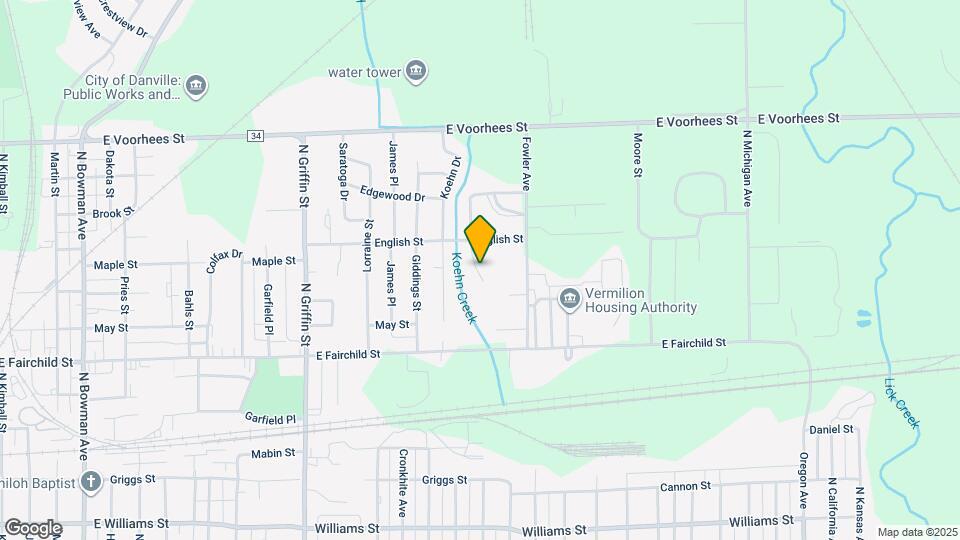1009 Glenwood Dr Map and Location Details