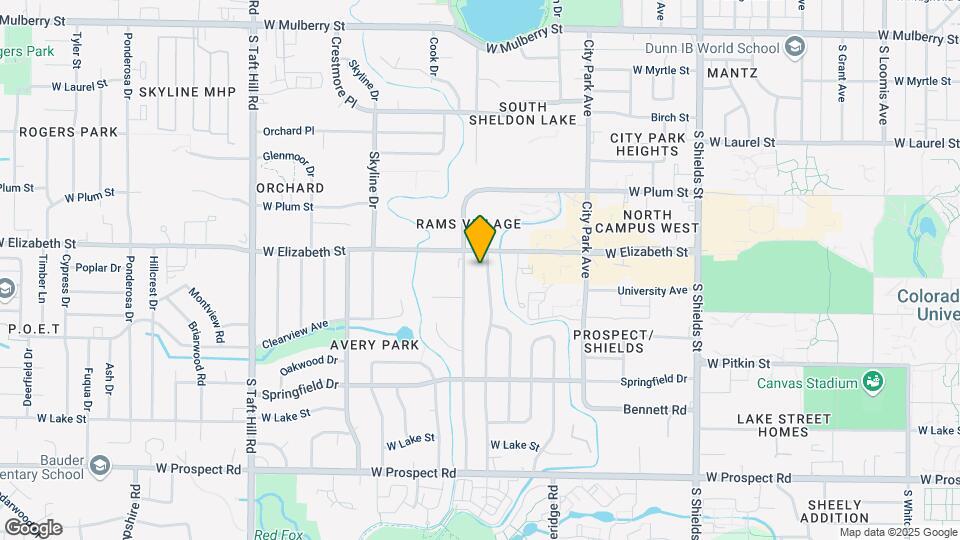1109 S Bryan Ave Map and Location Details