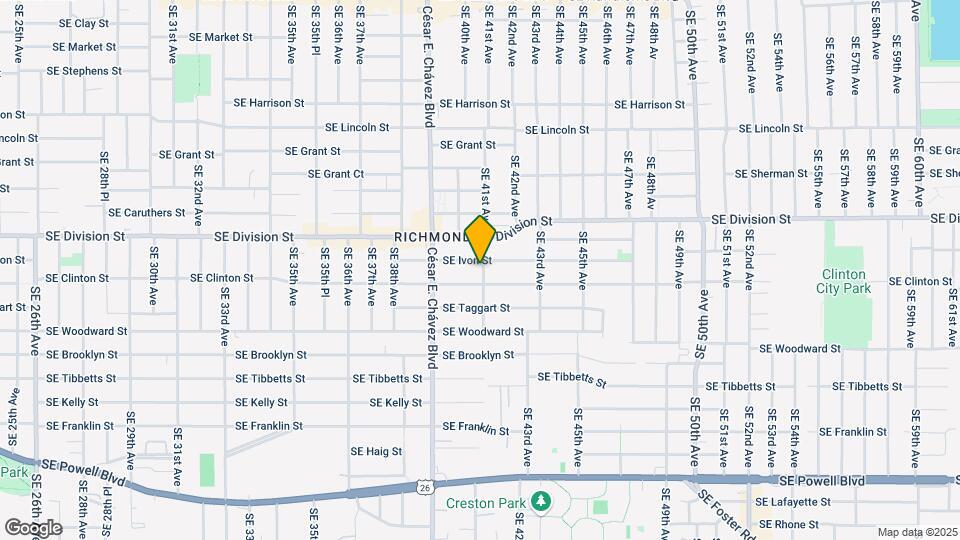 4030 SE Ivon St Mapa y Detalles de la Ubicación