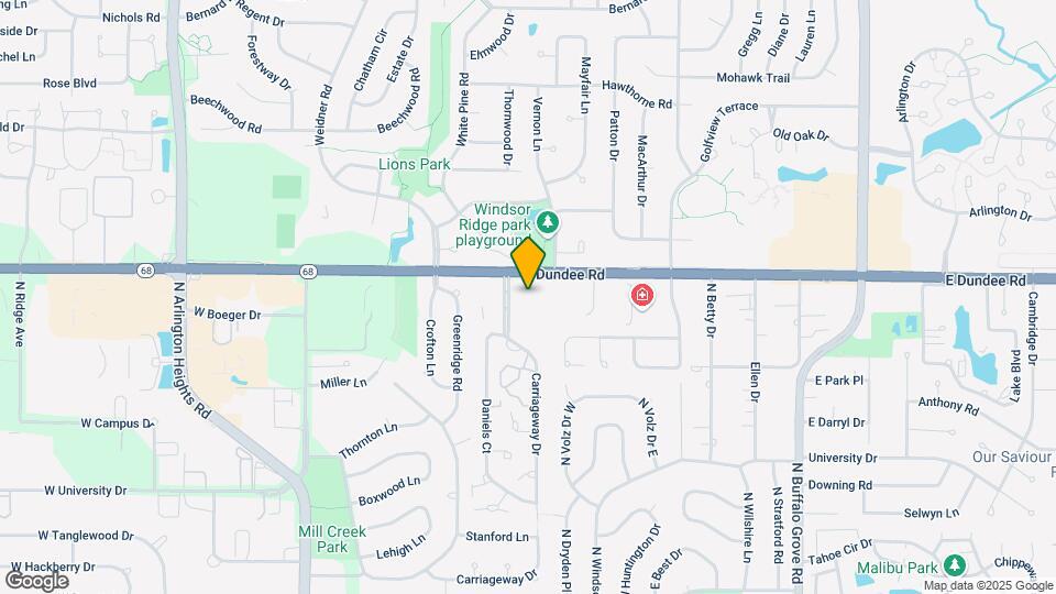3401 N Carriageway Dr Map and Location Details