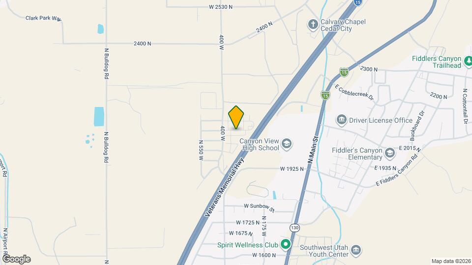 310 W 2050 N Map and Location Details