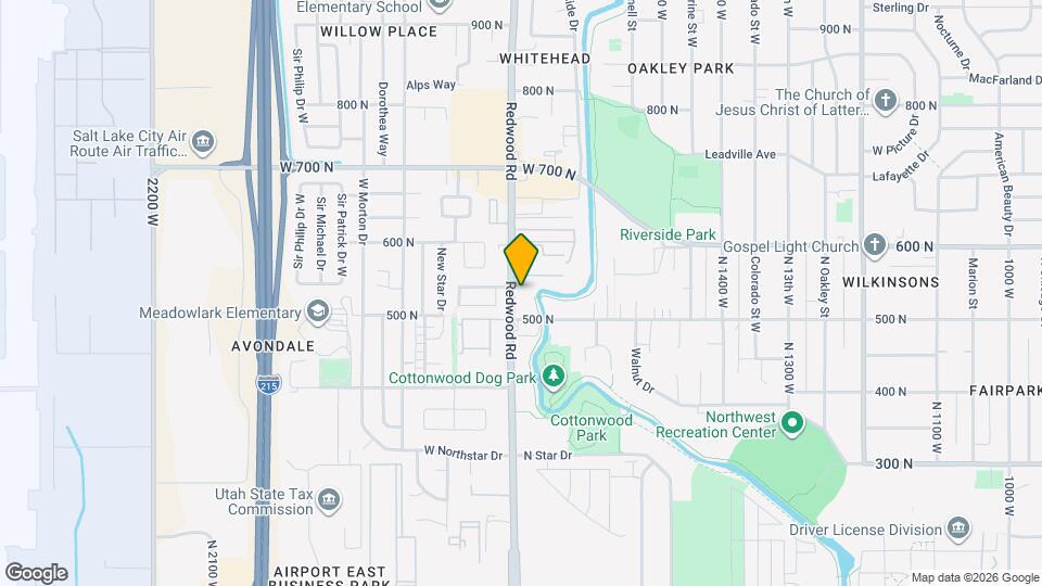 532 N Redwood Rd, Unit Unit 1 Map and Location Details