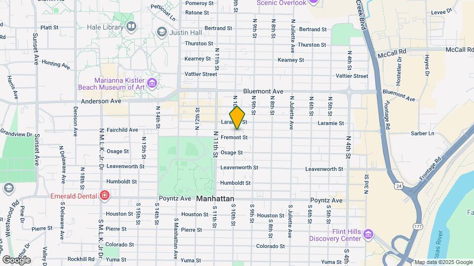 930 Fremont St Map and Location Details