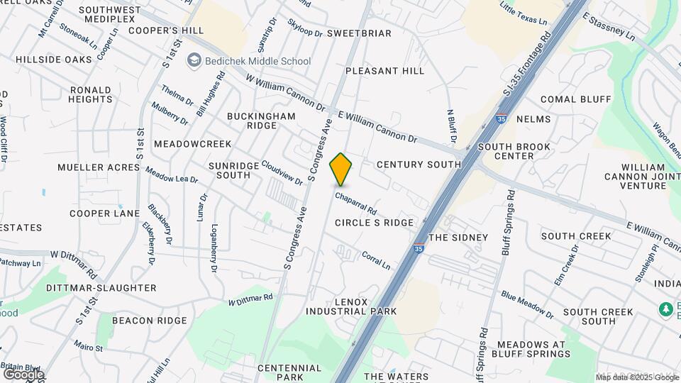 200 Chaparral Rd Map and Location Details