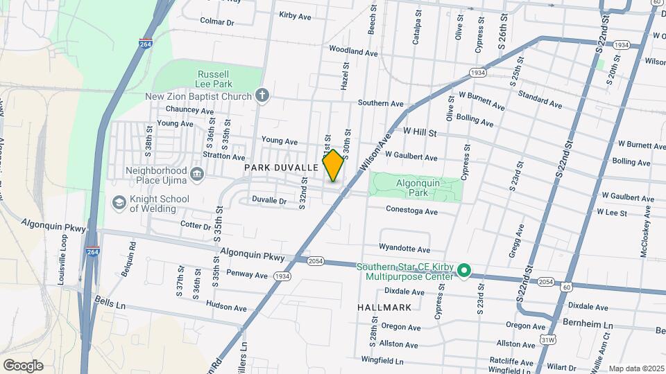 1634 S 30th St Map and Location Details