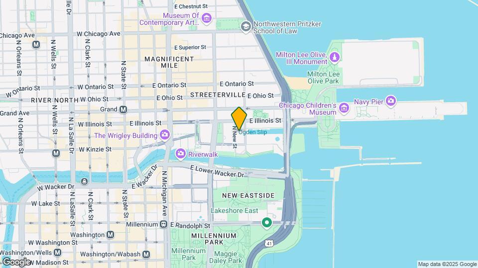 480 N McClurg Ct Map and Location Details