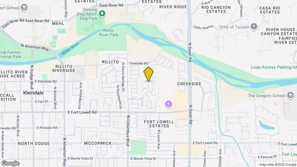 5701 N Glen Creek Dr Map and Location Details