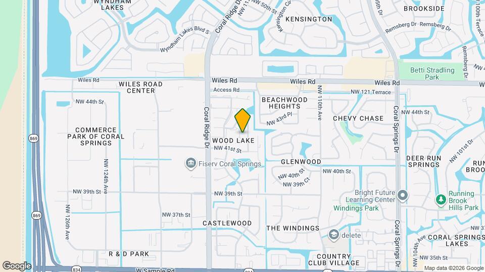 11447 NW 42nd St Map and Location Details