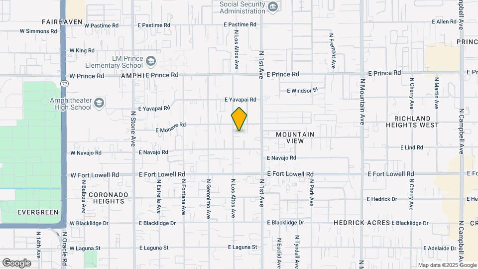 3332 N Los Altos Ave Map and Location Details