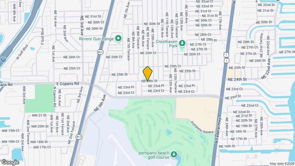 930 NE 24th St Map and Location Details