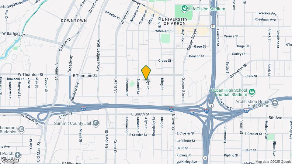 636 Allyn St Map and Location Details