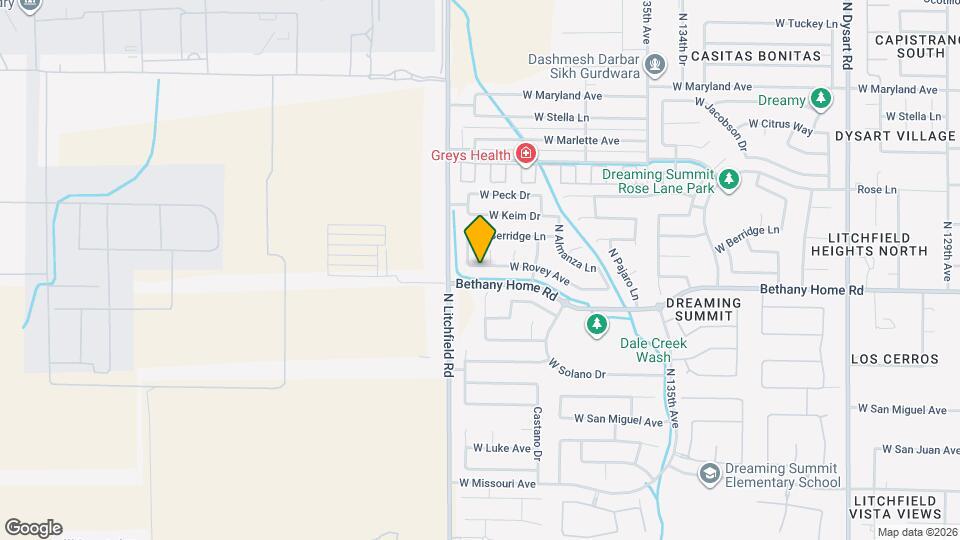 13829 W Rovey Ave Map and Location Details