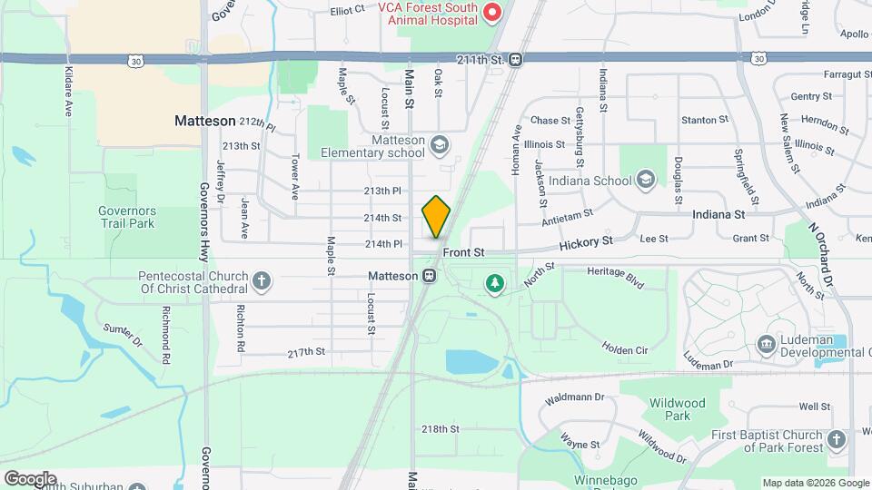 3536 Front St Map and Location Details