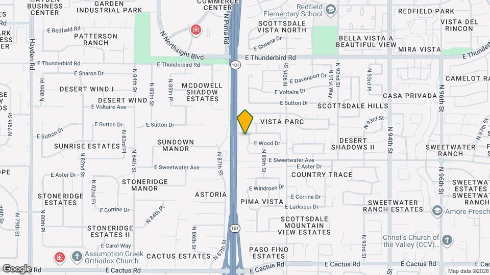 13172 N 88th Pl Map and Location Details