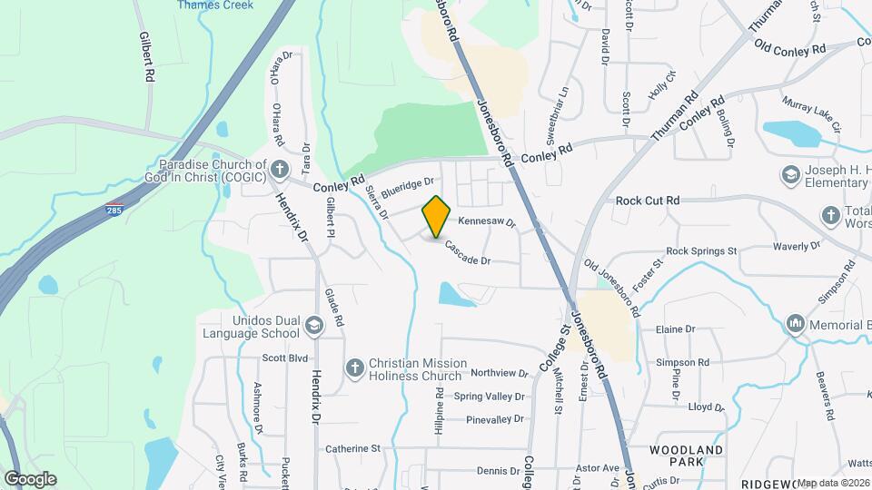 755 Cascade Dr Map and Location Details