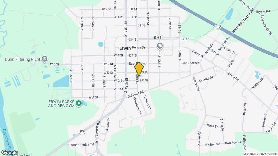 200 E C St Map and Location Details