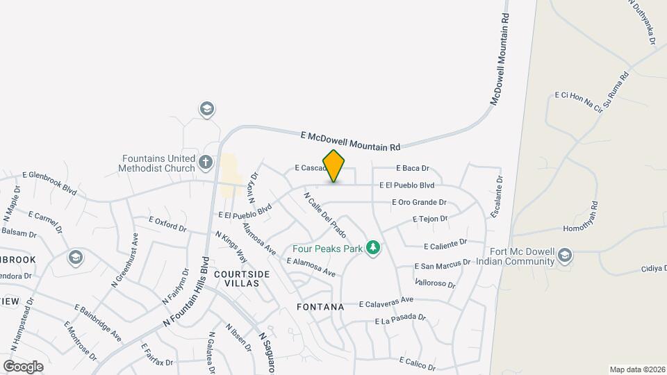 17043 E El Pueblo Blvd Mapa y Detalles de la Ubicación