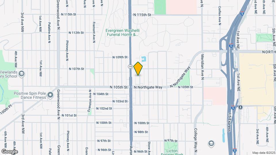 10537 Midvale Ave N Map and Location Details