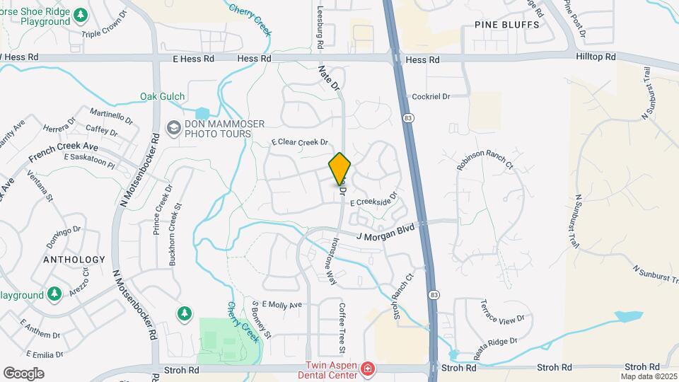 12642 S Silver Creek Ct Map and Location Details