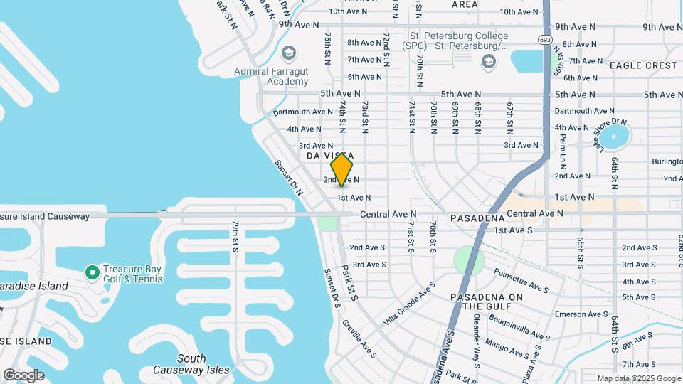 7401 1st Ave N Map and Location Details